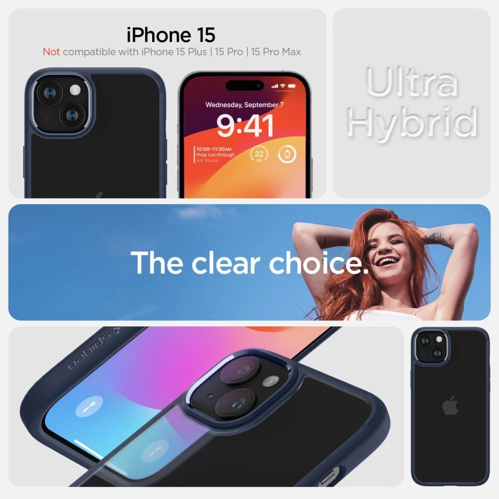 Apple iPhone 15 ümbris  SPIGEN ULTRA HYBRID