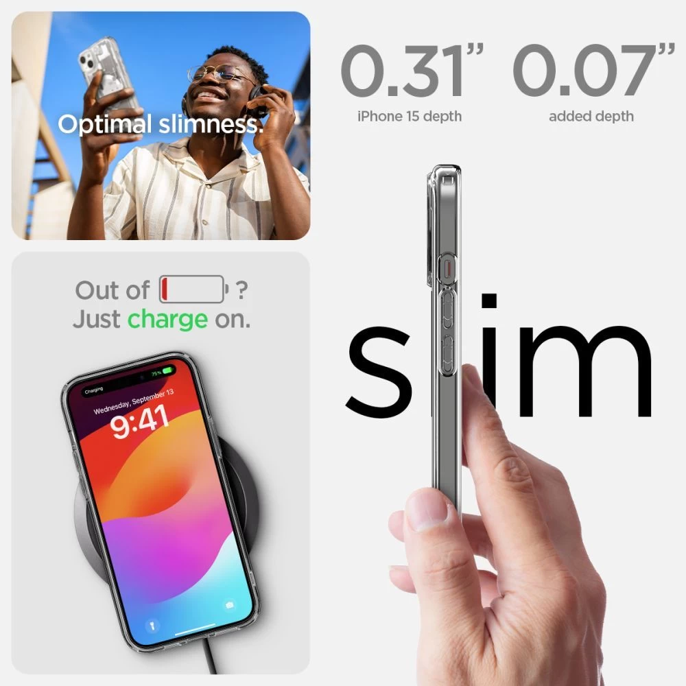 Apple iPhone 15 ümbris  SPIGEN ULTRA HYBRID MAG MAGSAFE