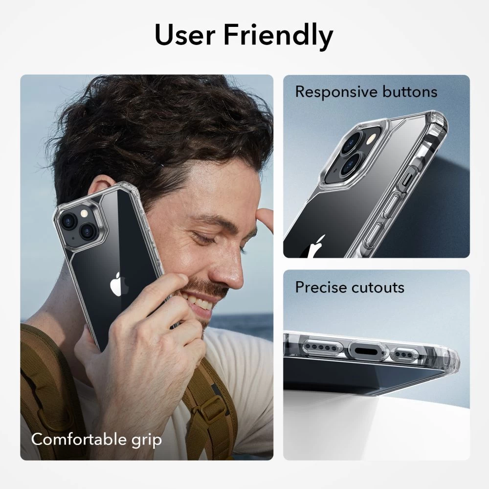 Apple iPhone 15 ümbris läbipaistev ESR AIR ARMOR
