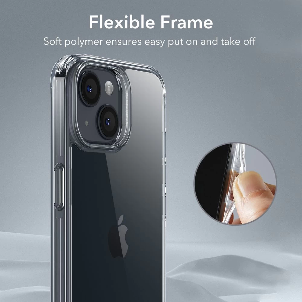 Apple iPhone 15 ümbris läbipaistev ESR ICE SHIELD