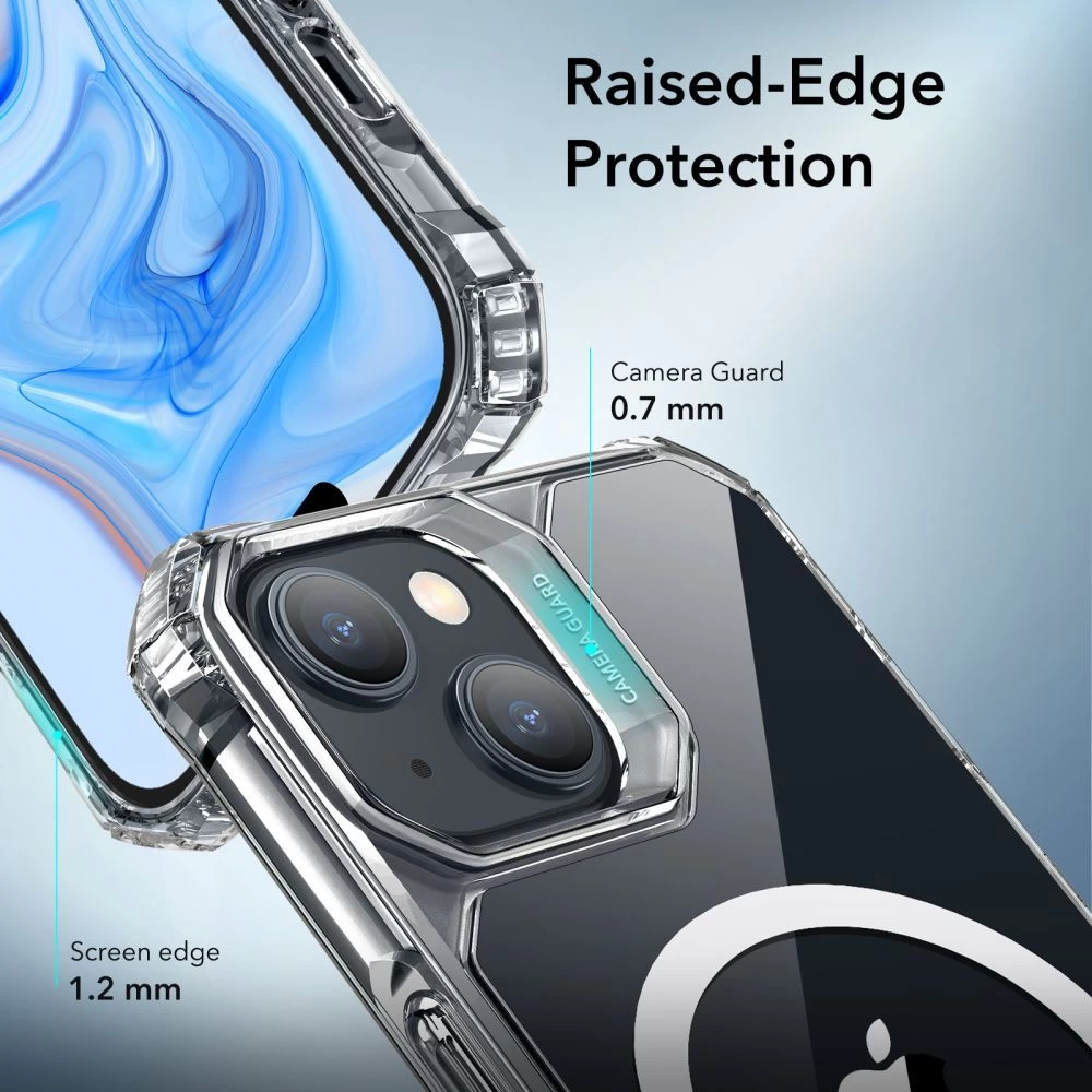 Apple iPhone 15 case transparent ESR AIR ARMOR HALOLOCK MAGSAFE