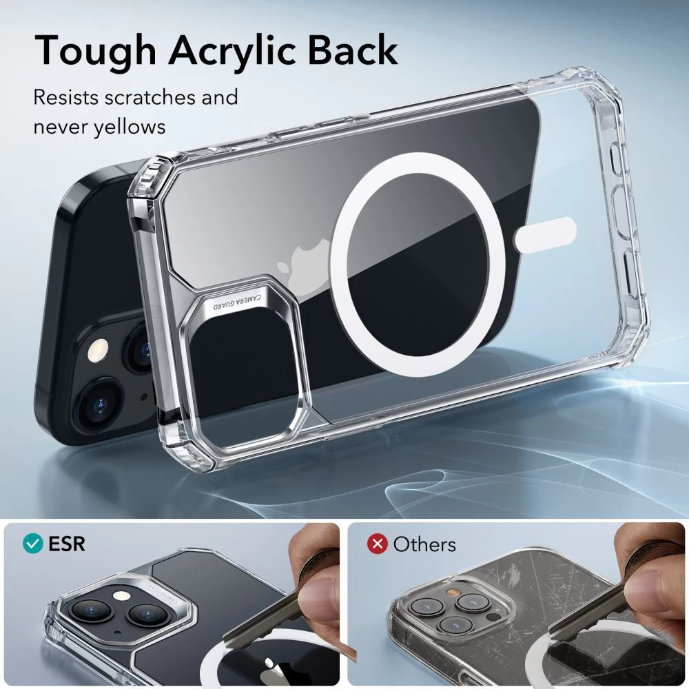 Apple iPhone 15 case transparent ESR AIR ARMOR HALOLOCK MAGSAFE