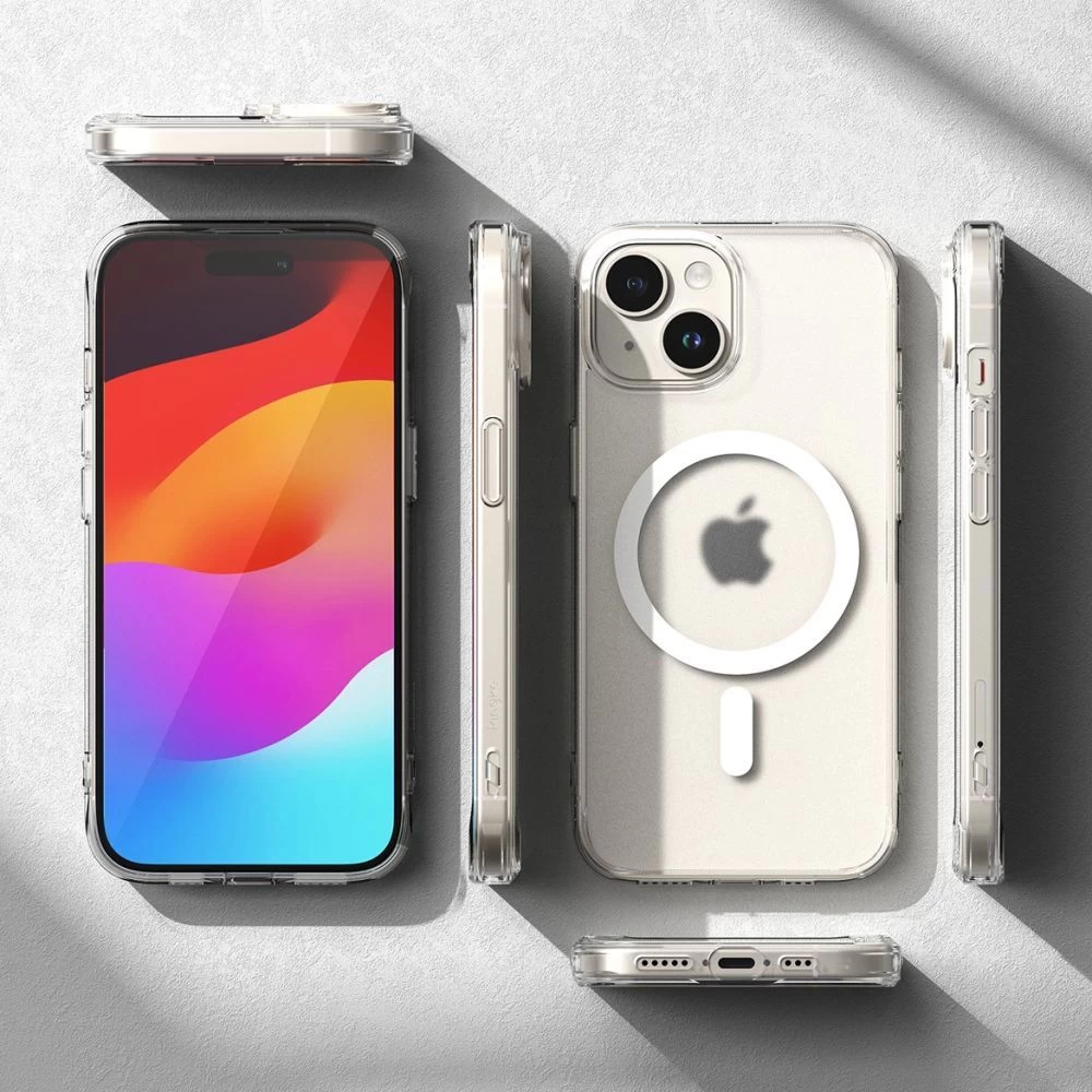 Apple iPhone 15 ümbris läbipaistev RINGKE FUSION MAGNETIC MAGSAFE