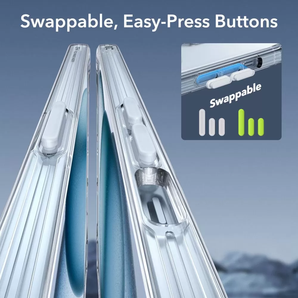 Apple iPhone 15 ümbris läbipaistev ESR CLASSIC PRO SET HALOLOCK MAGSAFE