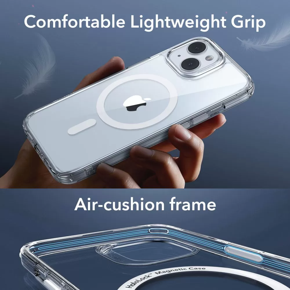 Apple iPhone 15 ümbris läbipaistev ESR CLASSIC PRO SET HALOLOCK MAGSAFE