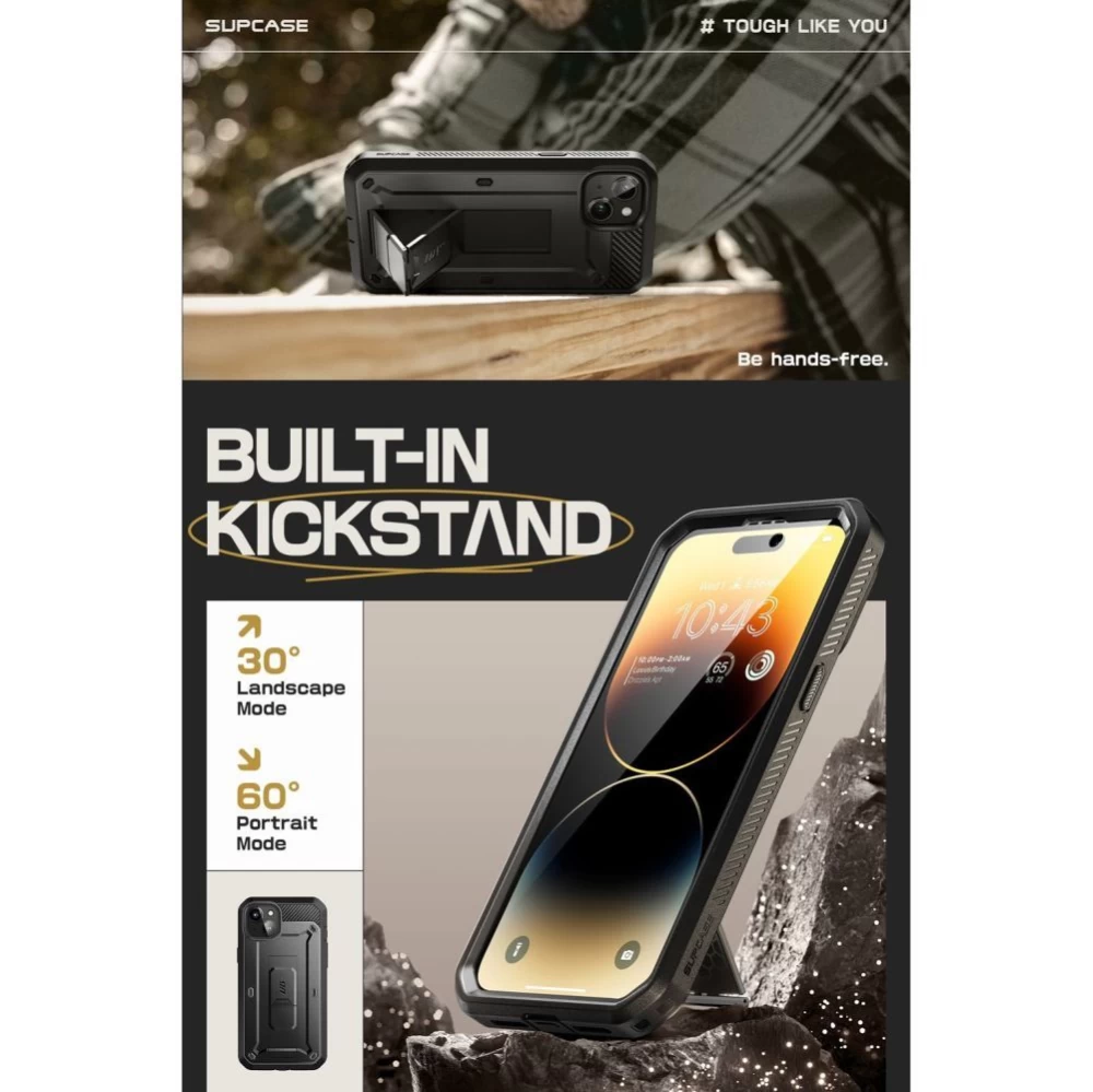 Apple iPhone 15 ümbris must SUPCASE UNICORN BEETLE PRO