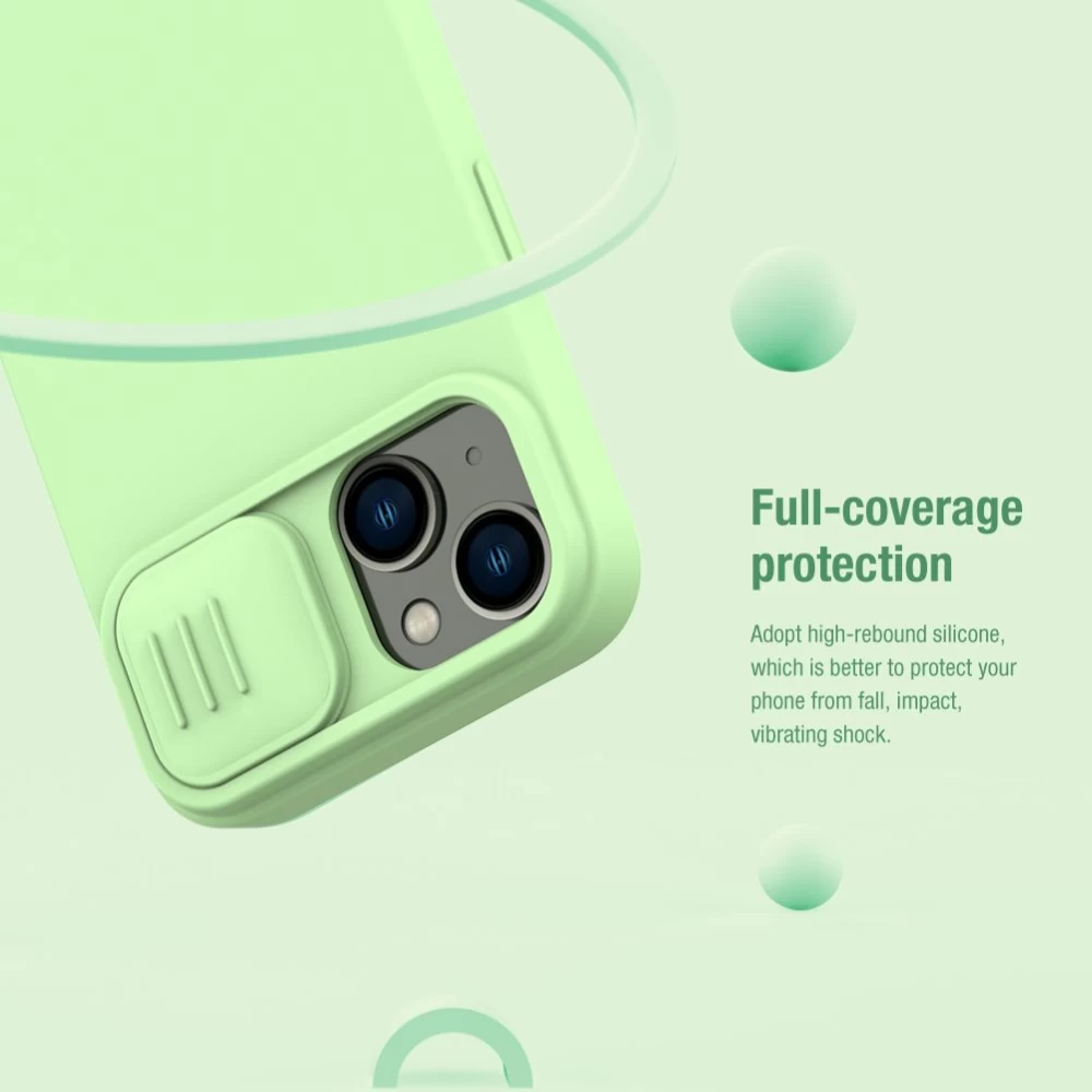 Apple iPhone 15 ümbris must NILLKIN CAMSHIELD SILKY SILICON