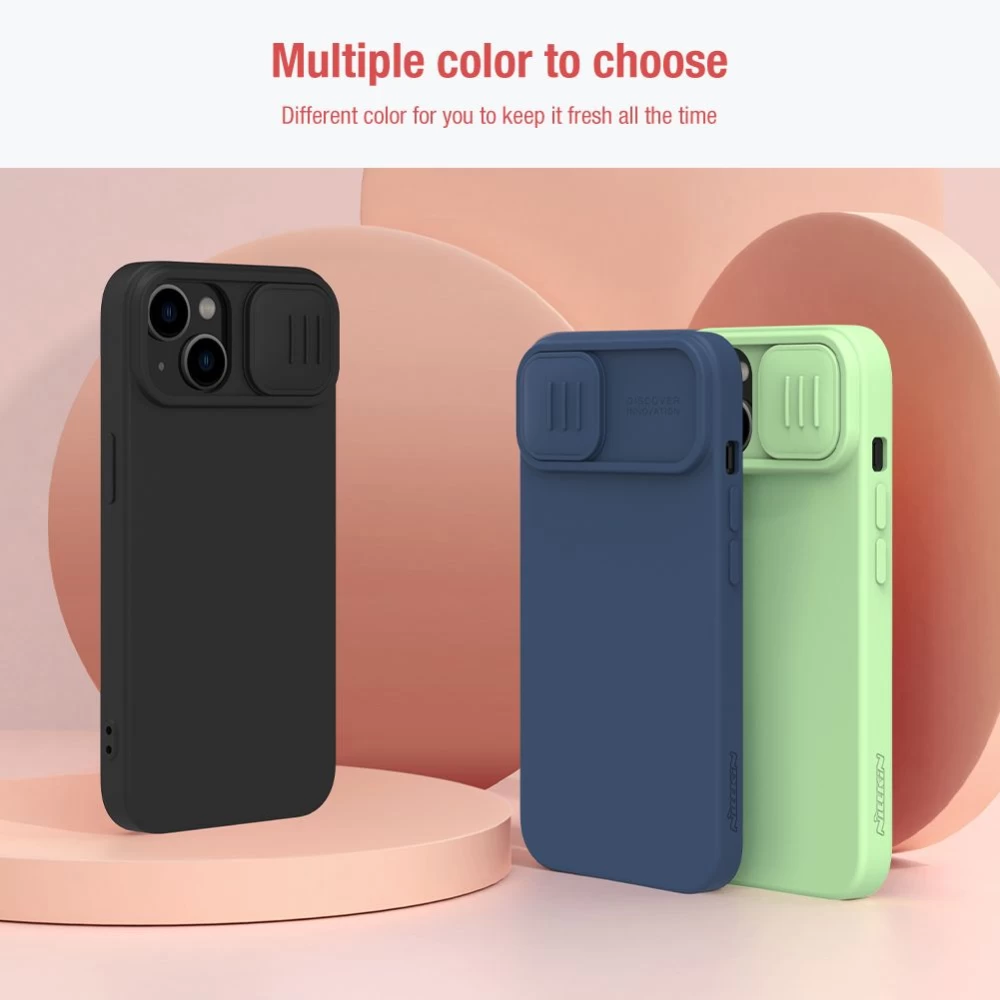 Apple iPhone 15 ümbris must NILLKIN CAMSHIELD SILKY SILICON