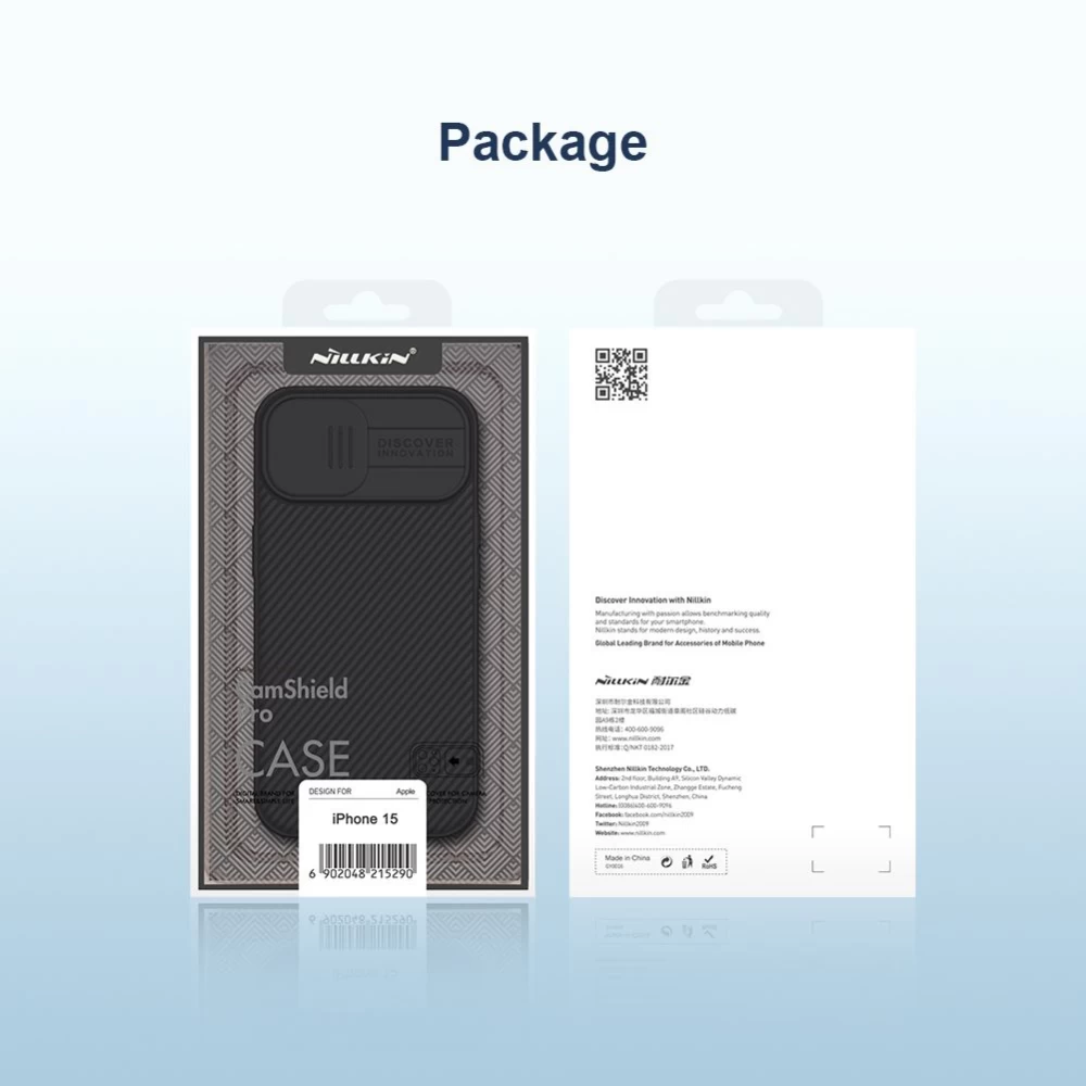 Apple iPhone 15 ümbris must NILLKIN CAMSHIELD PRO