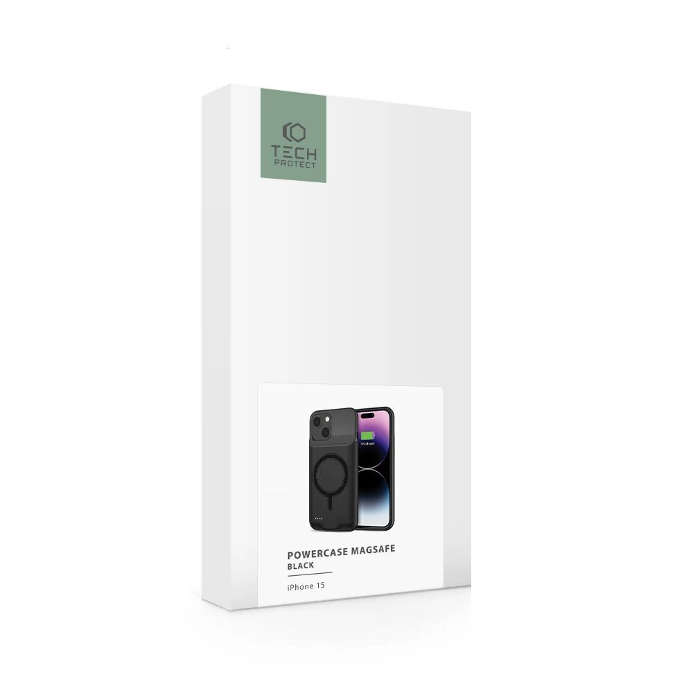 Apple iPhone 15 ümbris must TECH-PROTECT POWERCASE MAGSAFE 7000MAH