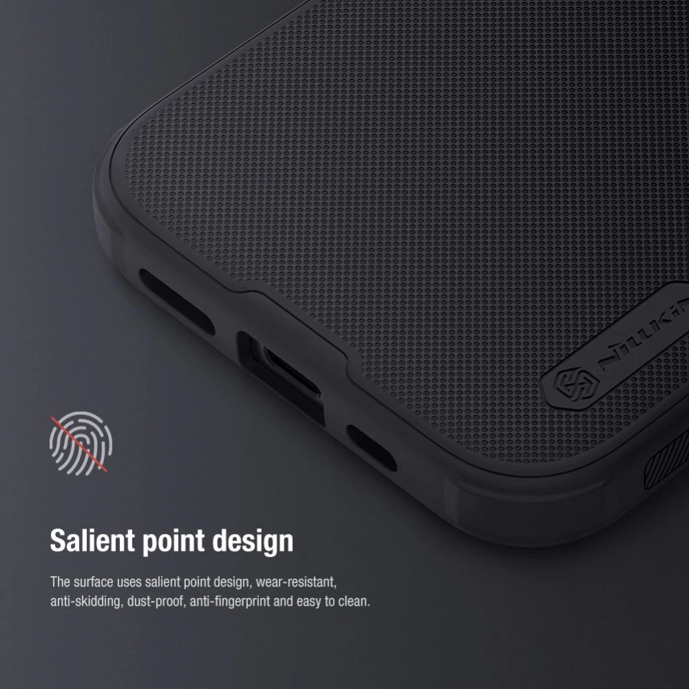 Apple iPhone 15 ümbris punane NILLKIN SUPER FROSTED SHIELD PRO