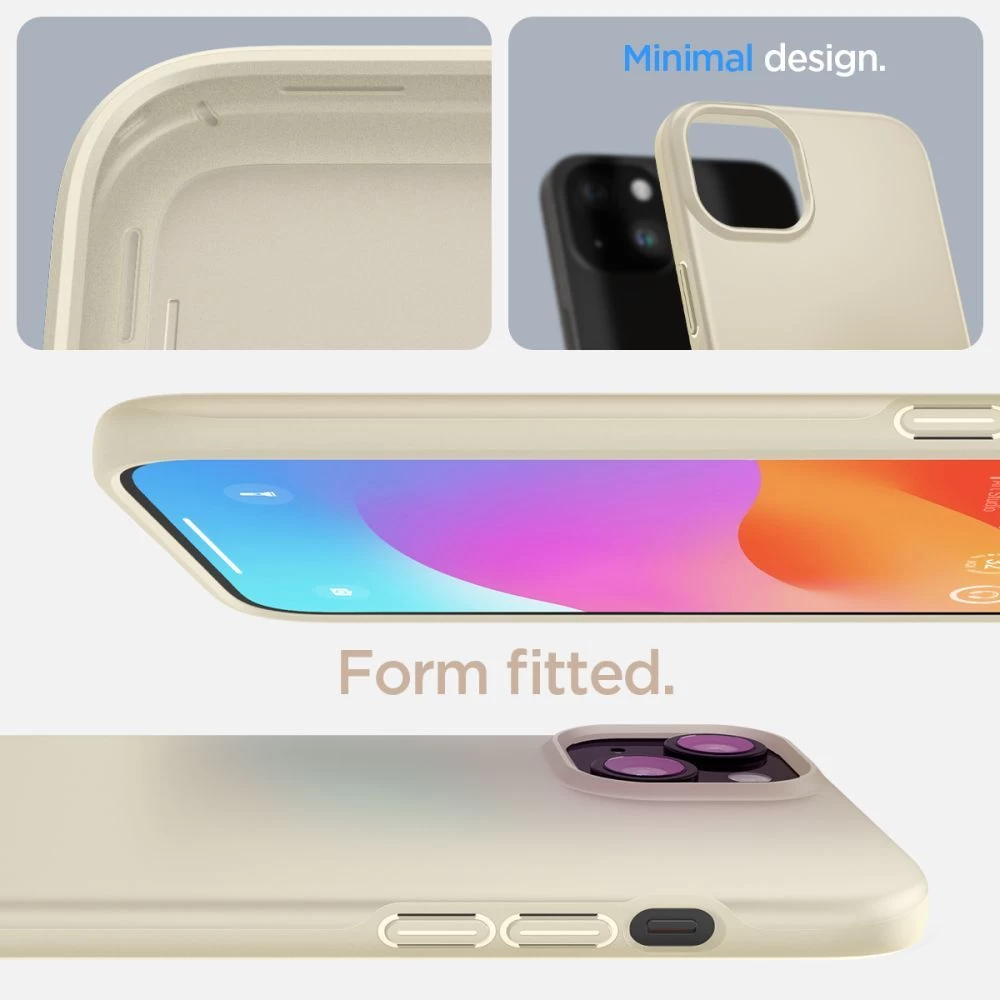 Apple iPhone 15 ümbris valge SPIGEN THIN FIT