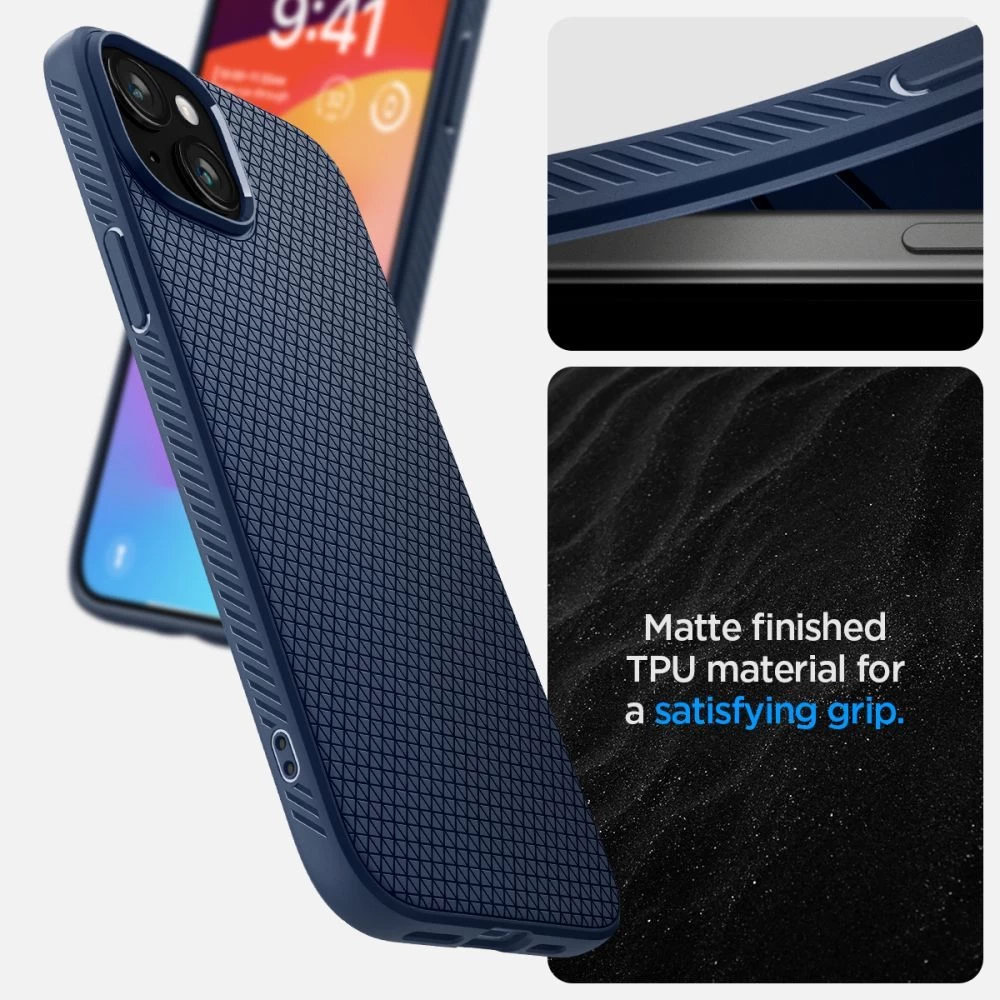 Apple iPhone 15 ümbris sinine SPIGEN LIQUID AIR
