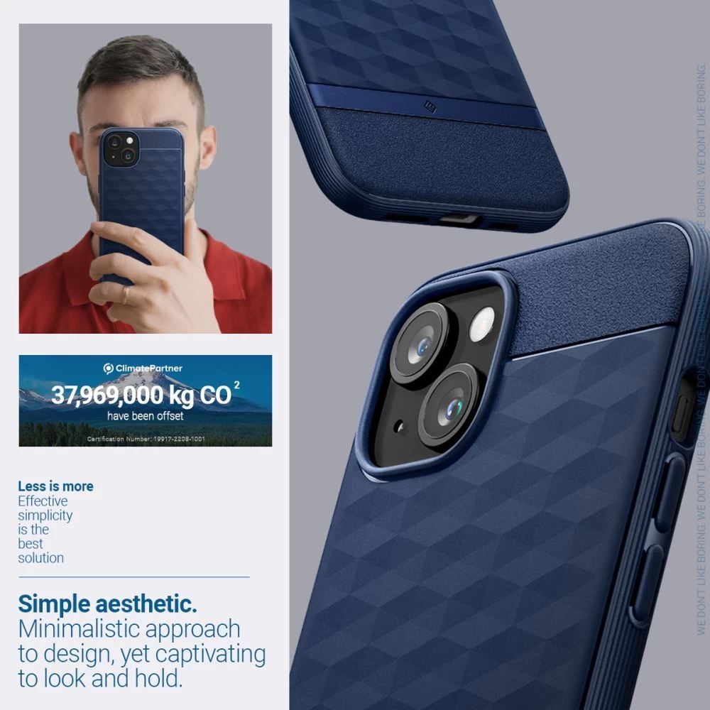 Apple iPhone 15 ümbris sinine CASEOLOGY PARALLAX MAG MAGSAFE