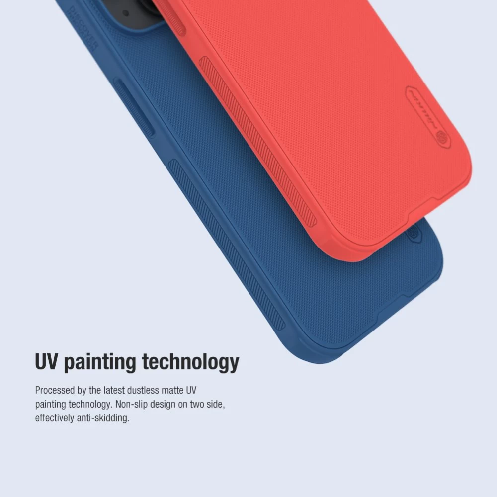 Apple iPhone 15 ümbris sinine NILLKIN SUPER FROSTED SHIELD PRO