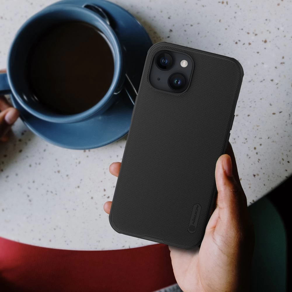 Apple iPhone 15 ümbris sinine NILLKIN SUPER FROSTED SHIELD PRO