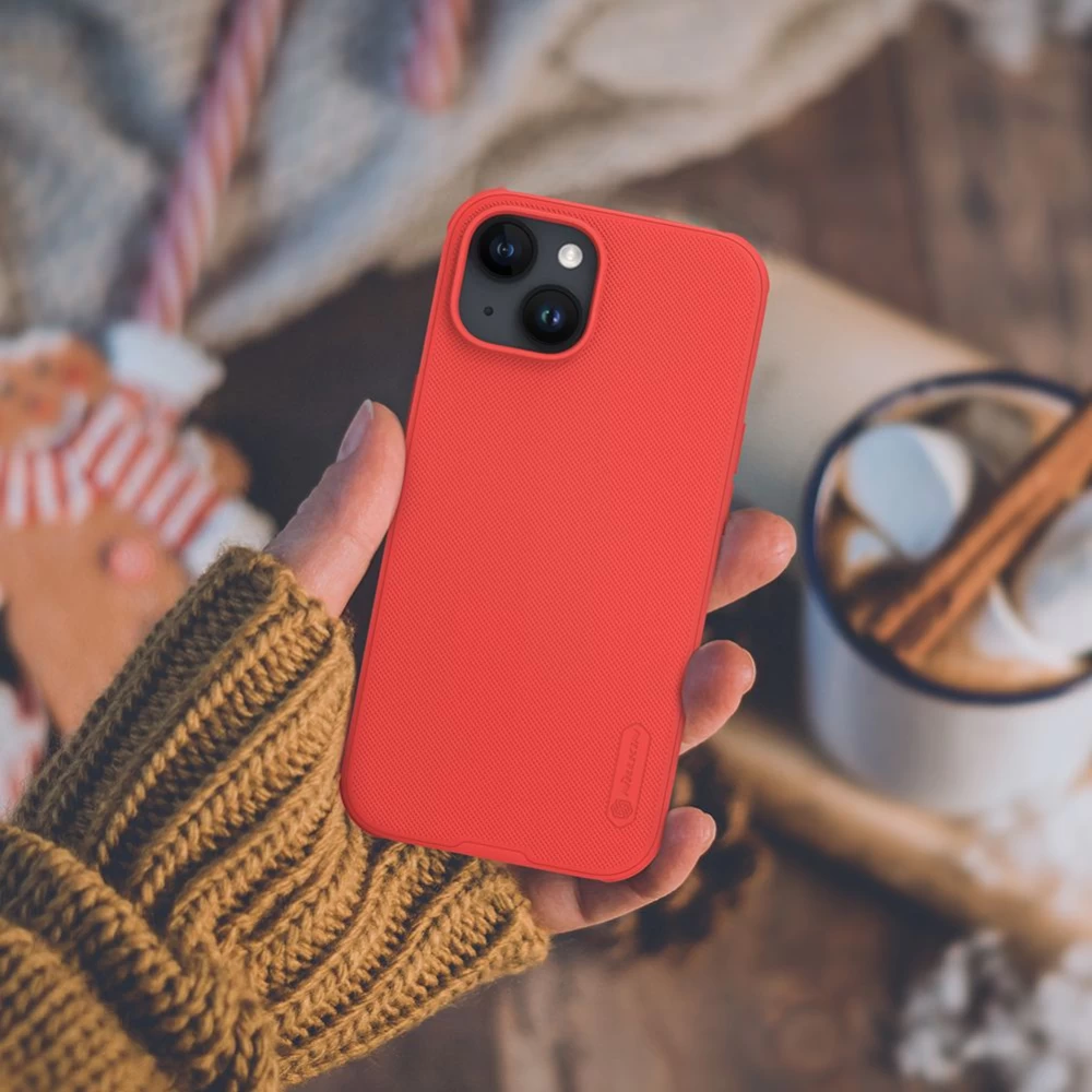Apple iPhone 15 ümbris sinine NILLKIN SUPER FROSTED SHIELD PRO