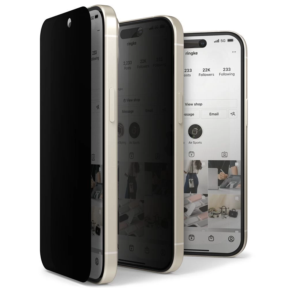 Apple iPhone 15 Tempered glass RINGKE TG PRIVACY