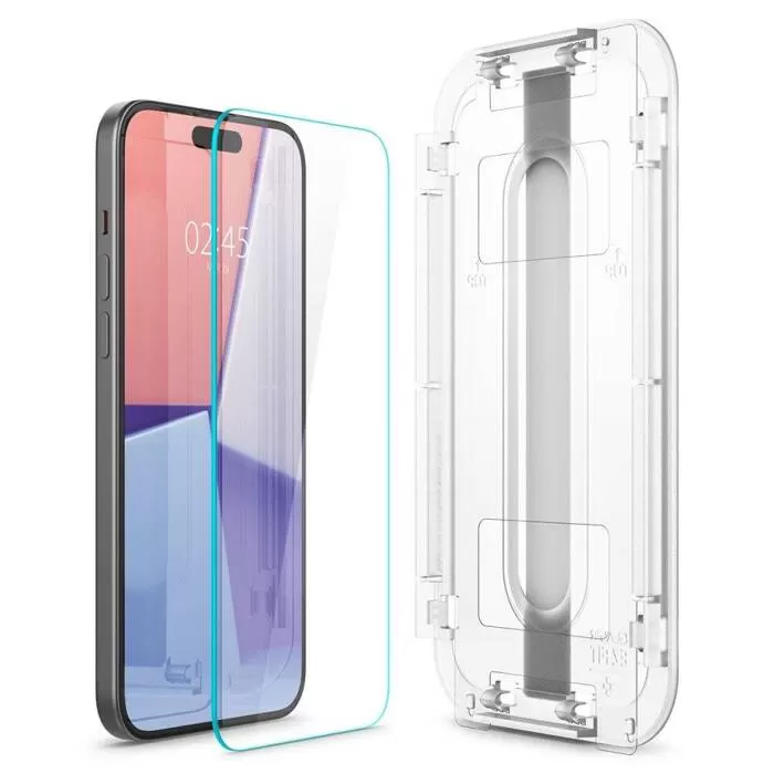 Apple iPhone 15 apsauginis stiklas SPIGEN GLAS.TR ”EZ FIT”
