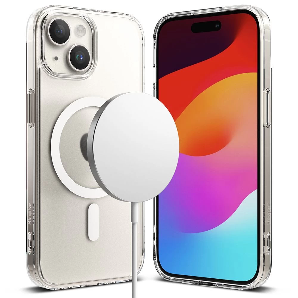 Apple iPhone 15 ümbris läbipaistev RINGKE FUSION MAGNETIC MAGSAFE