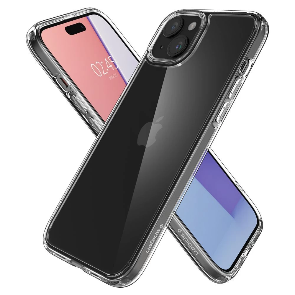 Apple iPhone 15 ümbris läbipaistev SPIGEN ULTRA HYBRID
