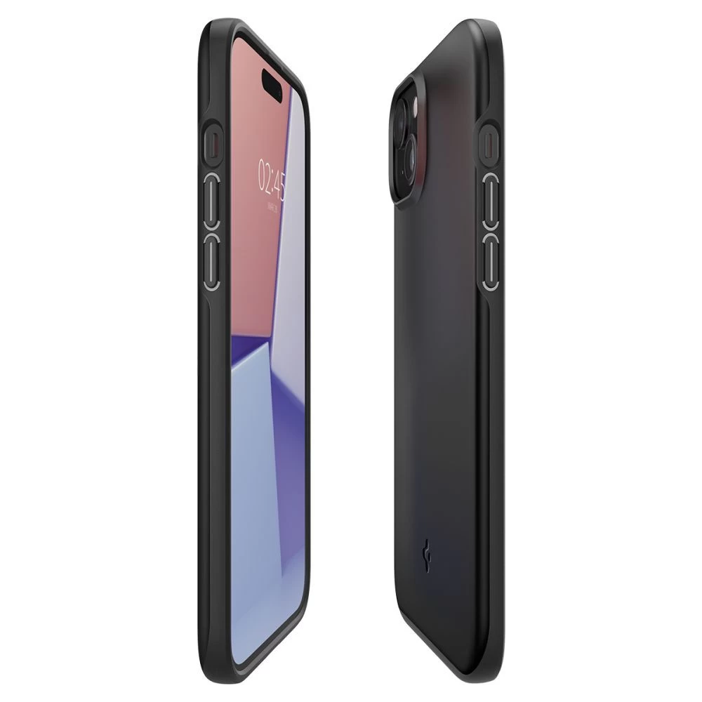 Apple iPhone 15 ümbris must SPIGEN THIN FIT