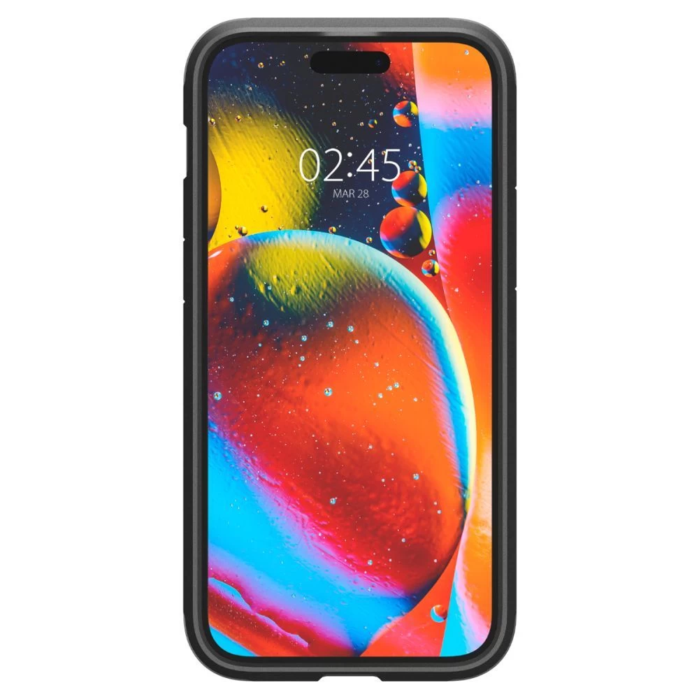 Apple iPhone 15 vāciņš melns SPIGEN TOUGH ARMOR MAG MAGSAFE