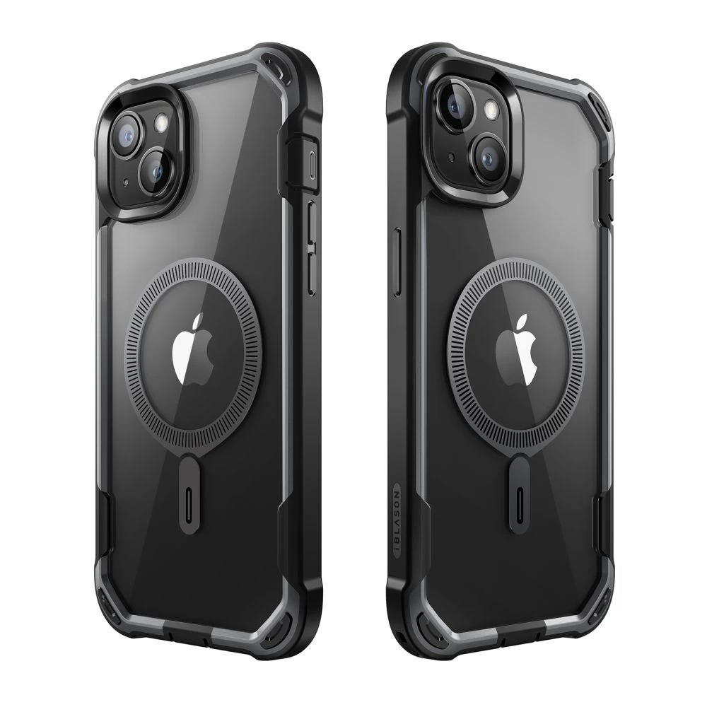 Apple iPhone 15 dėklas Juoda SUPCASE IBLSN ARES MAG MAGSAFE
