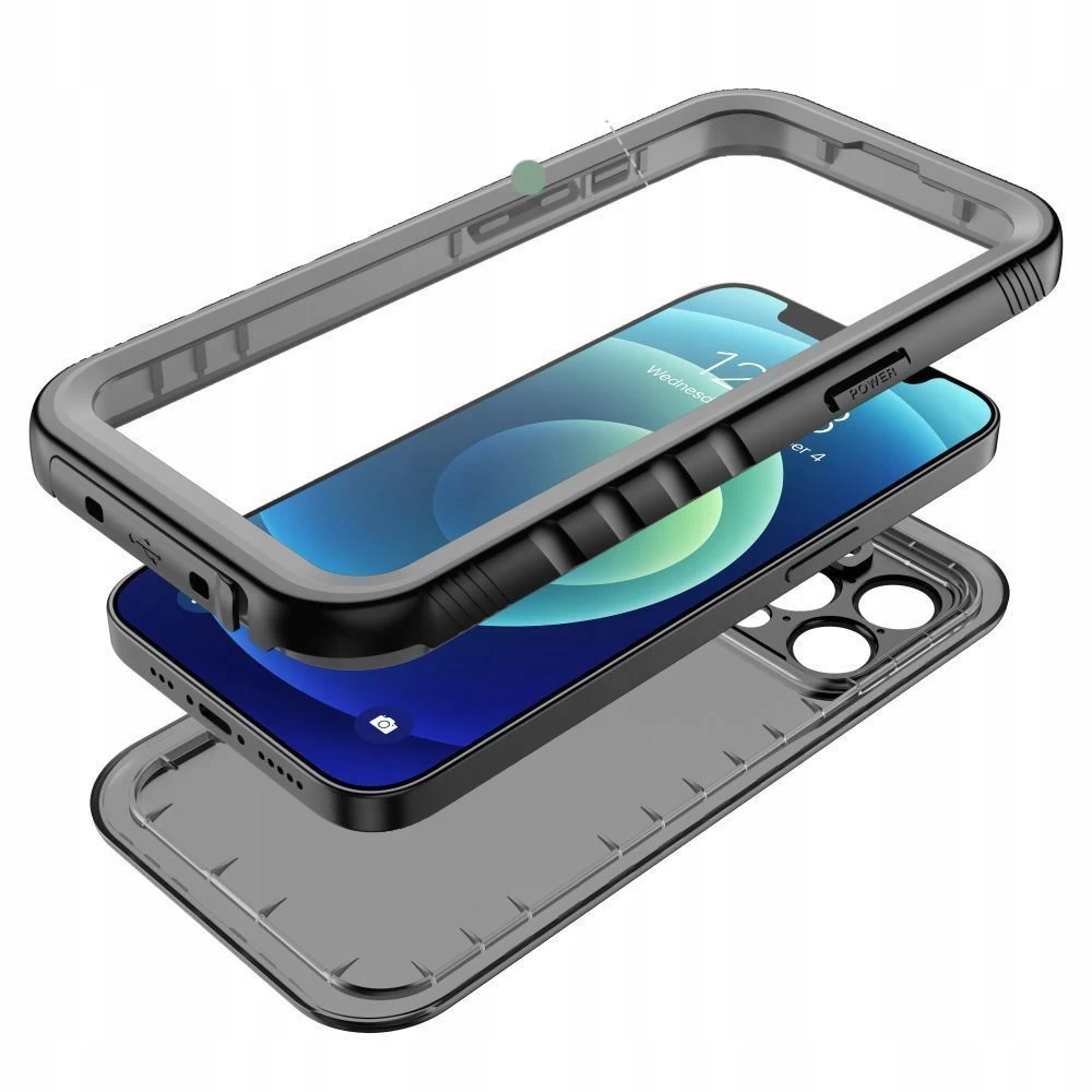 Apple iPhone 15 ümbris must TECH-PROTECT SHELLBOX MAGSAFE IP68