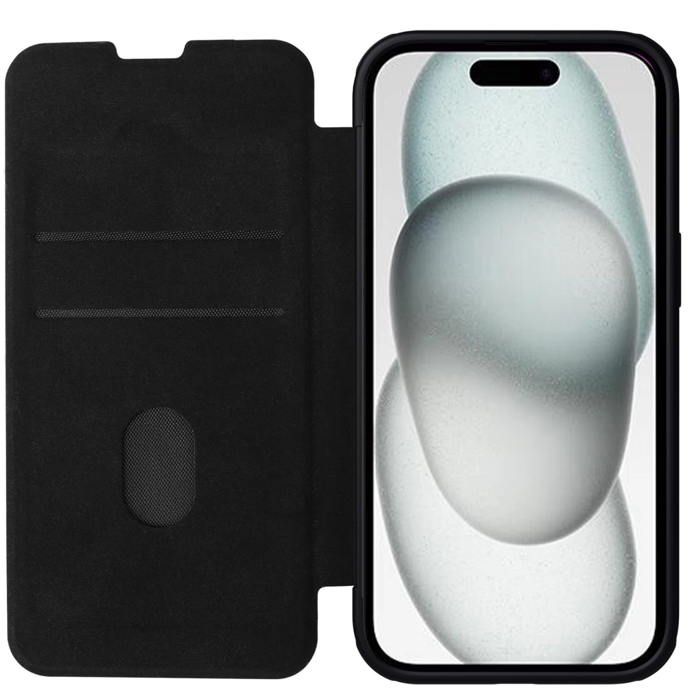 Apple iPhone 15 ümbris must NILLKIN QIN PRO LEATHER (PLAIN VERSION)