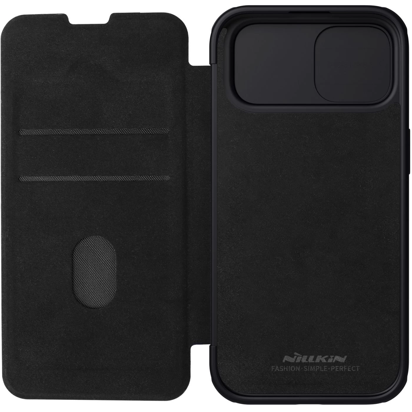 Apple iPhone 15 ümbris must NILLKIN QIN PRO LEATHER (PLAIN VERSION)