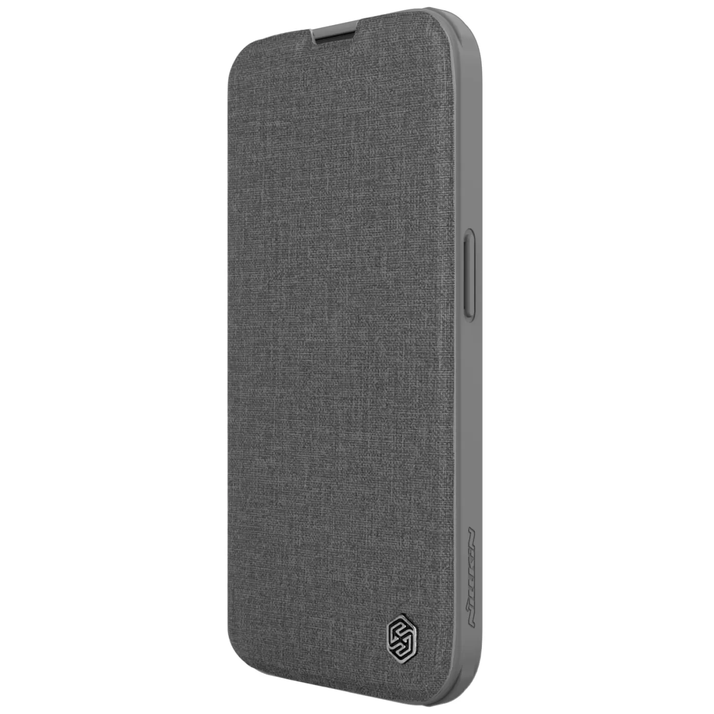 Apple iPhone 15 case gray NILLKIN QIN PRO LEATHER (CLOTH VERSION)