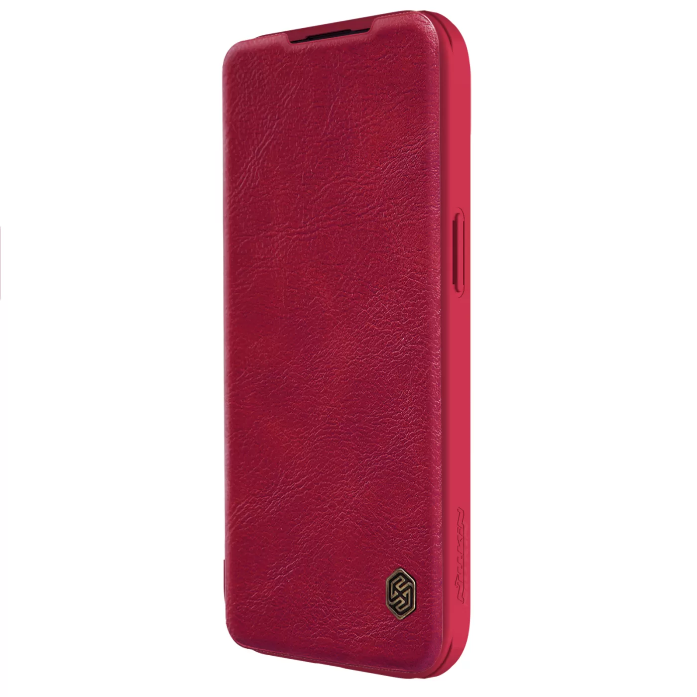 Apple iPhone 15 kaaned punane NILLKIN QIN PRO LEATHER