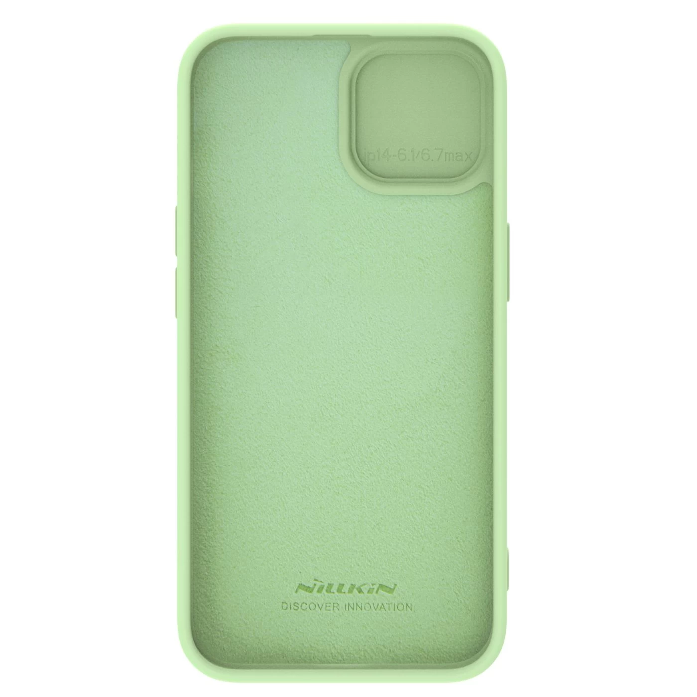 Apple iPhone 15 ümbris roheline NILLKIN CAMSHIELD SILKY SILICON