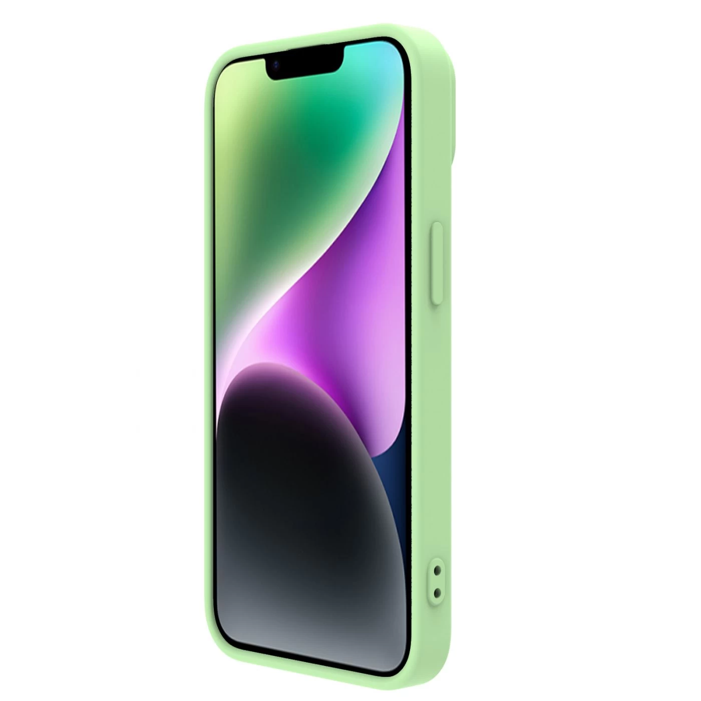 Apple iPhone 15 ümbris roheline NILLKIN CAMSHIELD SILKY SILICON