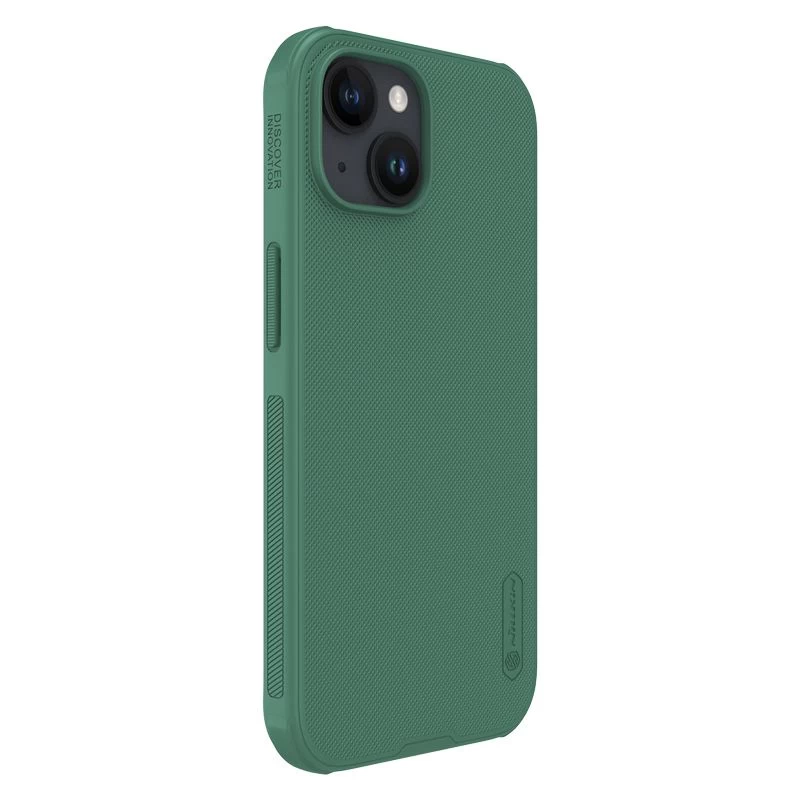Apple iPhone 15 ümbris roheline NILLKIN SUPER FROSTED SHIELD PRO MAGNETIC