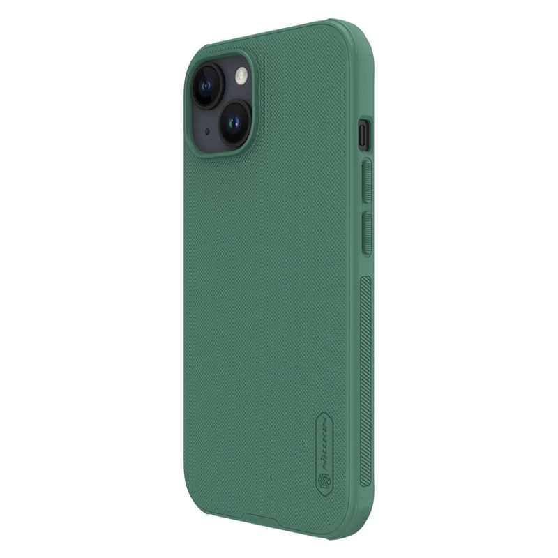Apple iPhone 15 ümbris roheline NILLKIN SUPER FROSTED SHIELD PRO MAGNETIC