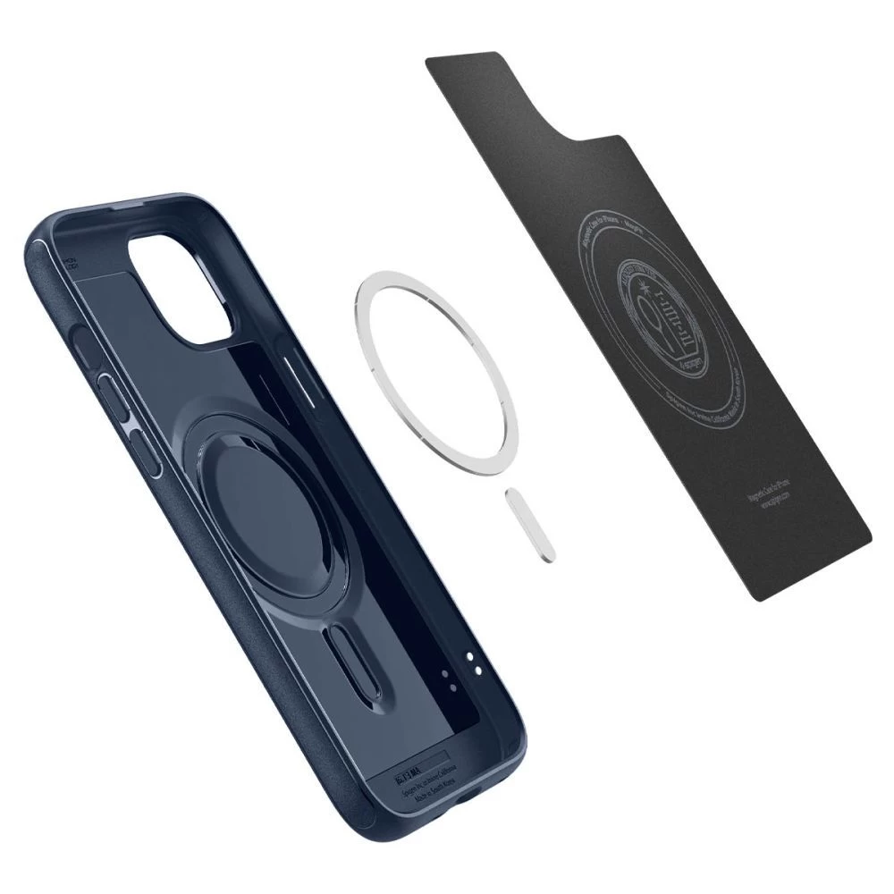 Apple iPhone 15 ümbris sinine SPIGEN MAG ARMOR MAGSAFE