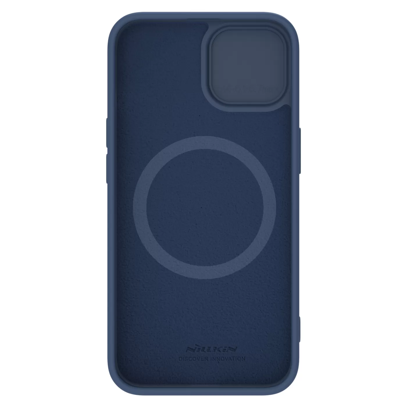 Apple iPhone 15 ümbris sinine NILLKIN CAMSHIELD SILKY MAGNETIC SILICON