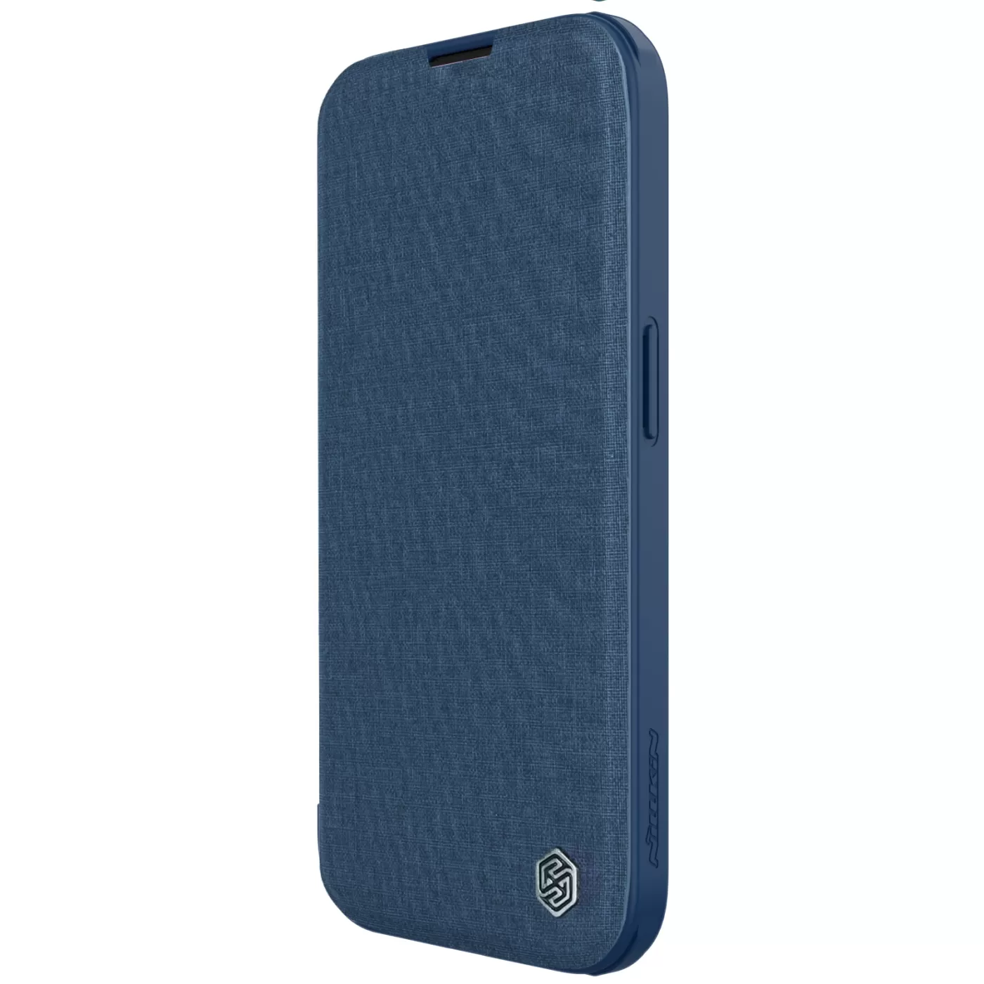 Apple iPhone 15 kaaned sinine NILLKIN QIN PRO LEATHER (CLOTH VERSION)