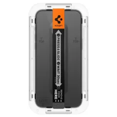 Apple iPhone 15 skärmskydd  SPIGEN GLAS.TR ”EZ FIT” FC 2-PACK