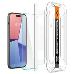 Apple iPhone 15 apsauginis stiklas  SPIGEN GLAS.TR ”EZ FIT”