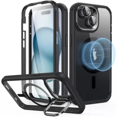 Apple iPhone 15 ümbris  ESR ARMOR TOUGH KICKSTAND HALOLOCK MAGSAFE