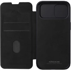 Apple iPhone 15 ümbris must NILLKIN QIN PRO LEATHER (PLAIN VERSION)