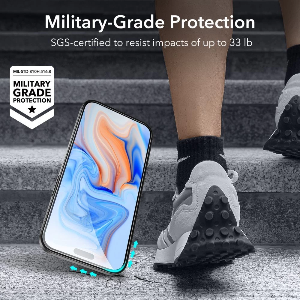 Apple iPhone 15 Plus skärmskydd  ESR TEMPERED GLASS 2-PACK