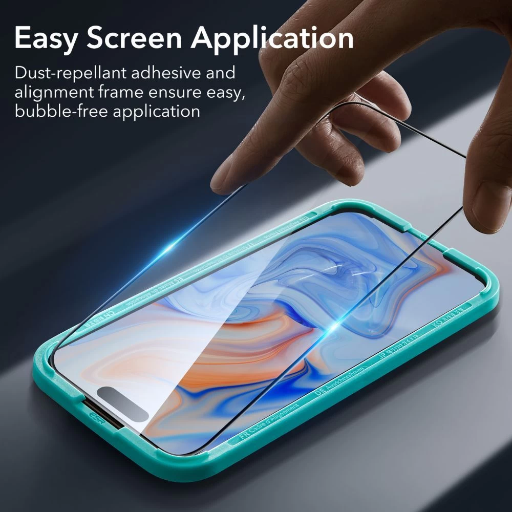 Apple iPhone 15 Plus skärmskydd  ESR TEMPERED GLASS 2-PACK