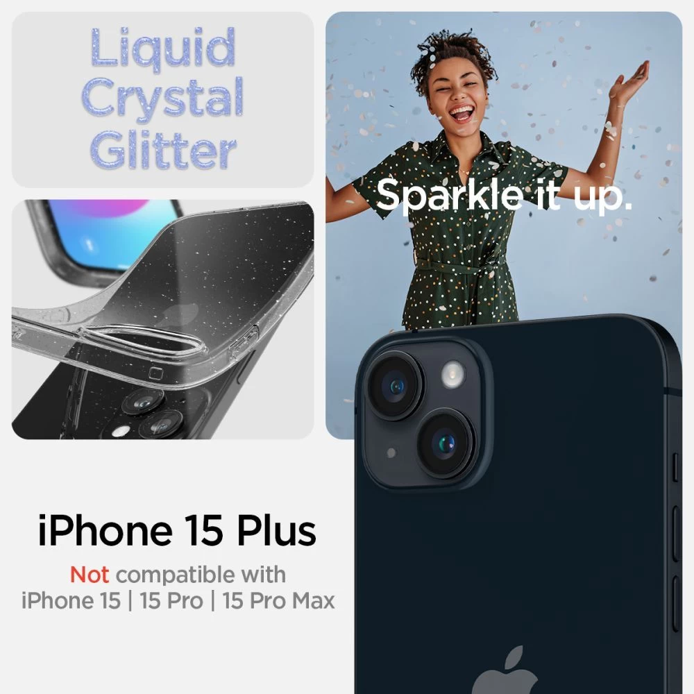 Apple iPhone 15 Plus ümbris  SPIGEN LIQUID CRYSTAL