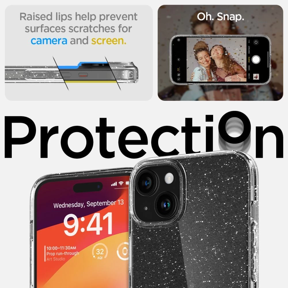 Apple iPhone 15 Plus ümbris  SPIGEN LIQUID CRYSTAL