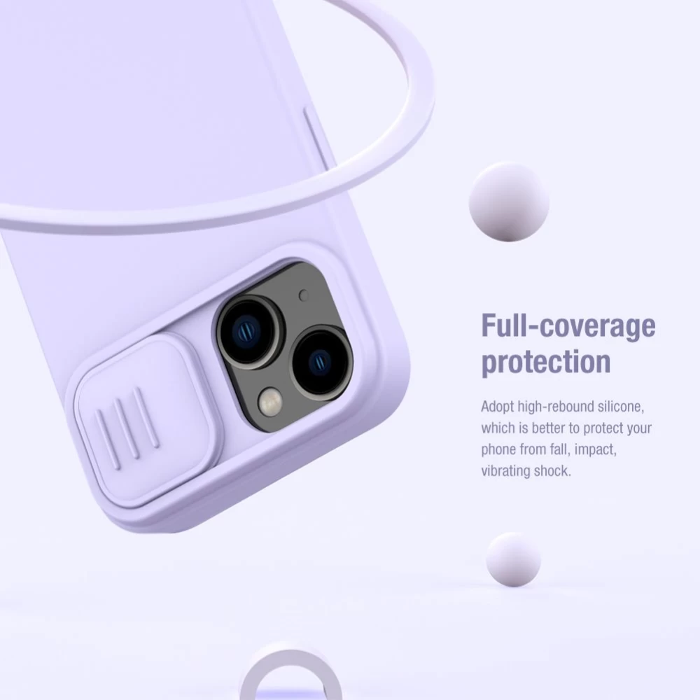 Apple iPhone 15 Plus ümbris  NILLKIN CAMSHIELD SILKY SILICON