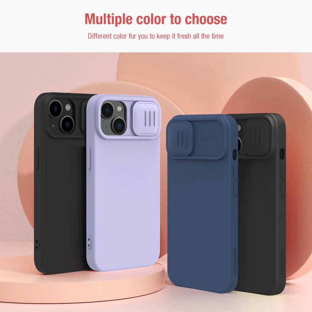 Apple iPhone 15 Plus ümbris  NILLKIN CAMSHIELD SILKY SILICON